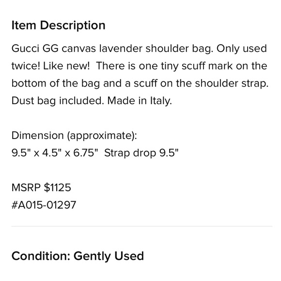 ❤️TRADED ❤️Beautiful Gucci bag - Picture 7 of 8